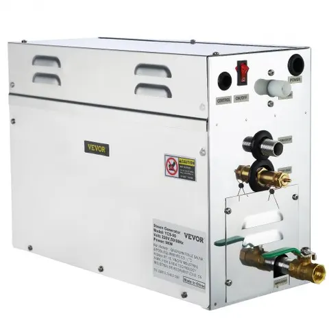VEVOR Dampfgenerator 9KW Dampfduschen 220V-240V Sauna Dampfgenerator mit programmierbarer Steuerung für zu Hause SPA Badezimmer Hoteldusche Dampf – Bild 2