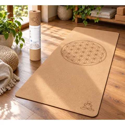 Berk Yogamatte - Kork – Bild 2