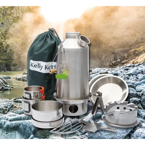 Kelly Kettle Base Camp Set Edelstahl – Bild 2