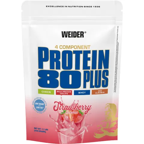 Protein 80 Plus - 500g - Erdbeere – Bild 1