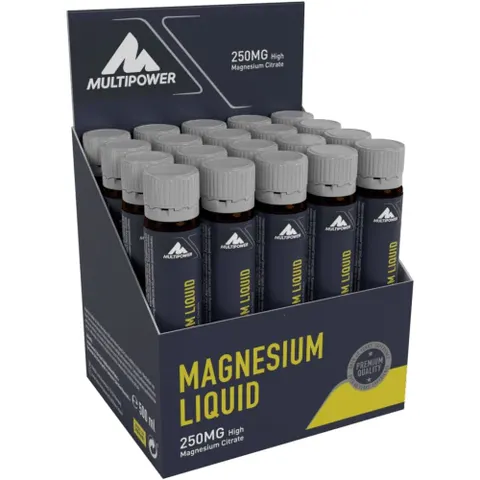 Multipower Magnesium Liquid 20x25 ml Ampullen – Bild 2