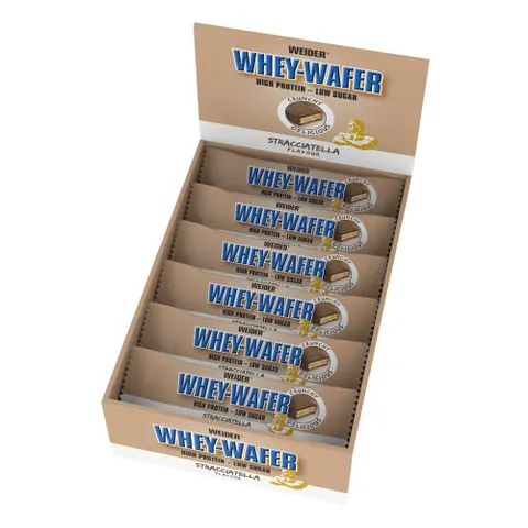 Whey Wafer Bar - 12 x 35g - Stracciatella – Bild 2