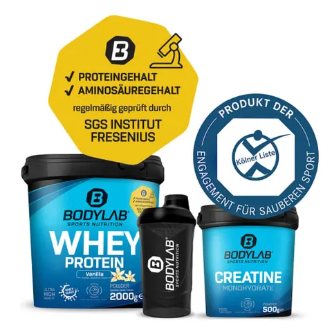 Whey Protein - 2000g - Vanille – Bild 2