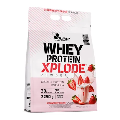 Whey Protein Xplode - 2250g - Erdbeere – Bild 2