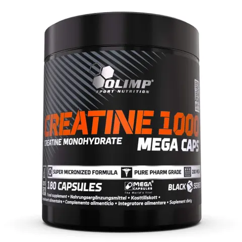Creatine 1000 Mega Caps (180 Kapseln) – Bild 2