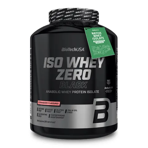 Iso Whey Zero Black - 1816g - Erdbeere – Bild 2