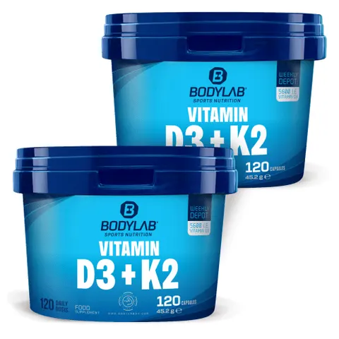 Vitamin D3 + K2 (120 Kapseln) – Bild 2