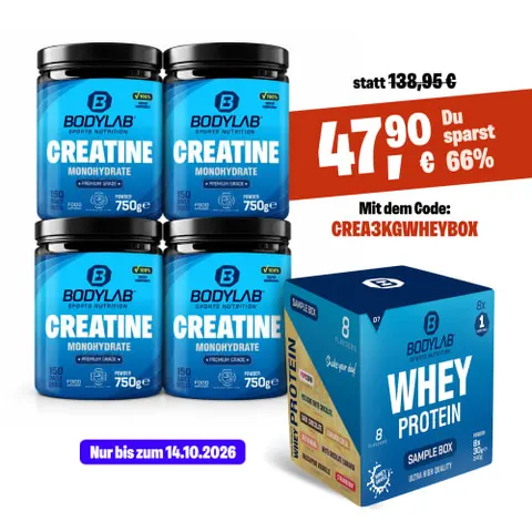BODYLAB Whey Sample + Creatine Bundle – Bild 2