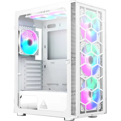 Montech X3 GLASS Midi Tower Wit – afbeelding 2