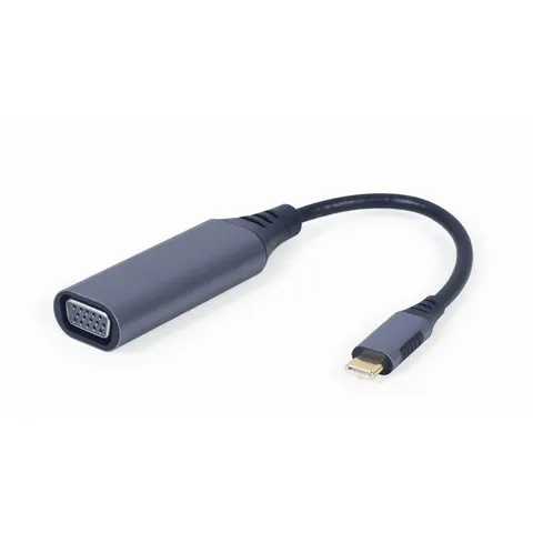 Gembird USB-C naar VGA Adapter - Space Grey - Compacte Displayverbinding – afbeelding 2