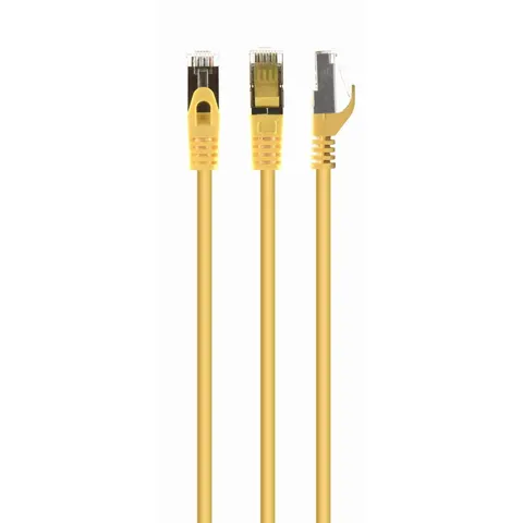 FTP Cat6 patchkabel, 0.25 m, geel – afbeelding 2