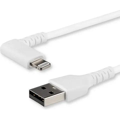 StarTech 1 meter Haakse USB naar Lightning Kabel - Wit – afbeelding 2