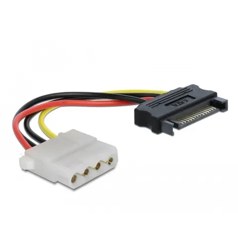SATA (m) - Molex (v) adapter - 0,10 meter – afbeelding 2
