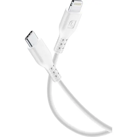Cellularline - Usb kabel, usb-c to Apple lightning 1,2m, wit – afbeelding 2