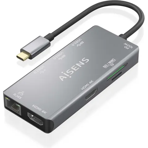 Dockstation Aisens ASUC-9P018-GR – afbeelding 2