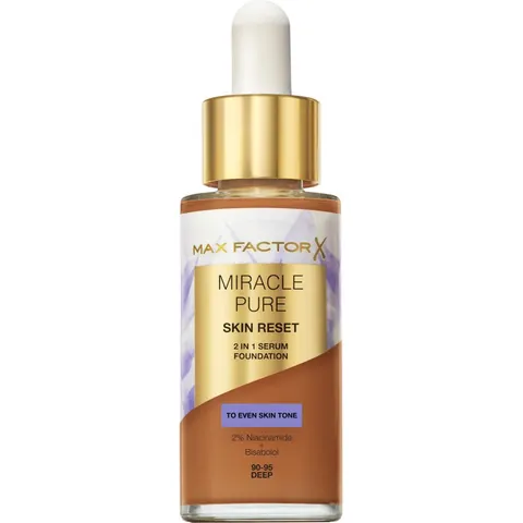 Max Factor Miracle Pure Serum foundation Tint 90-95 Deep 30 ml – afbeelding 3