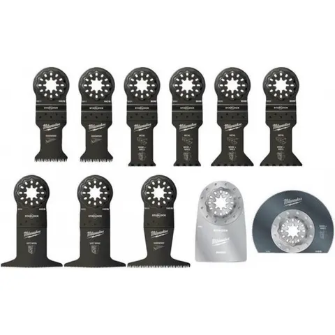 Milwaukee Multitool Starlock Ensemble d'outils multifonctions 11 pcs 48906090 – image 2