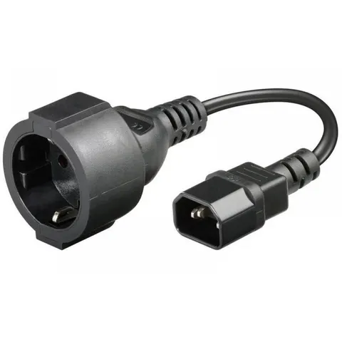 Manhattan Stroomkabeladapter Voor Computer Ups Server C14 Schuko Short – afbeelding 2