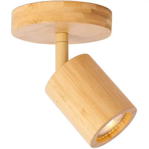 GOOD&MOJO Plafonniere Java - Licht bruin - Ø12x17cm - Modern – afbeelding 2