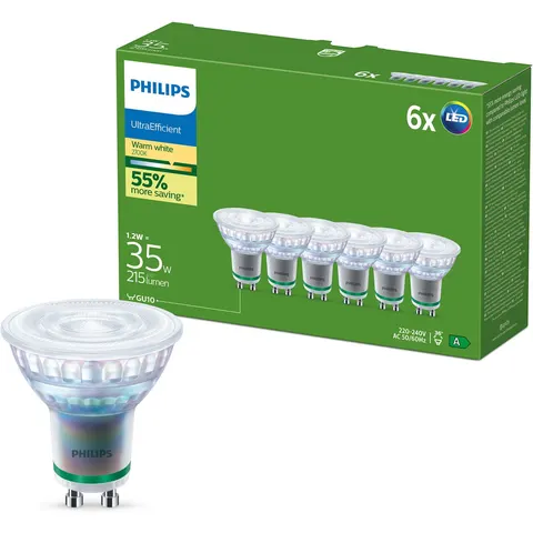 Philips Spot 35W PAR16 GU10 x6 – afbeelding 2