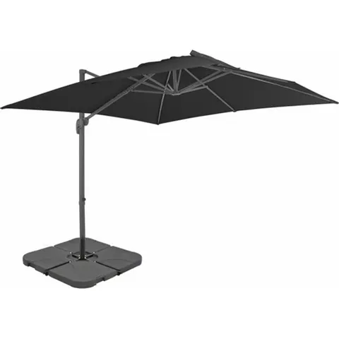 vidaXL Parasol avec base portable Anthracite – 591957 – image 3