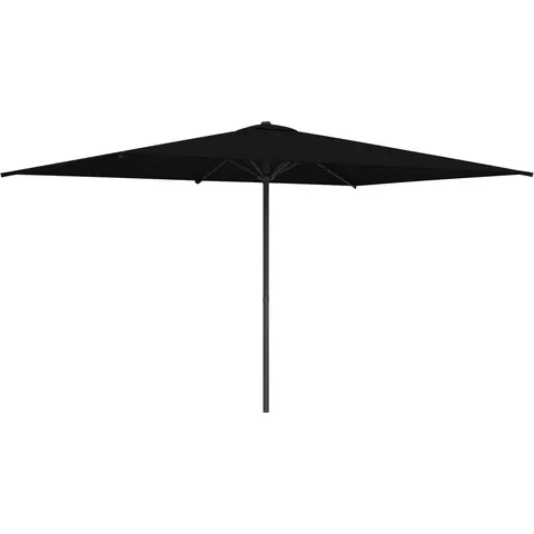 vidaXL Parasol de jardin Rectangulaire 2 x 3 m Polyester Noir – image 2
