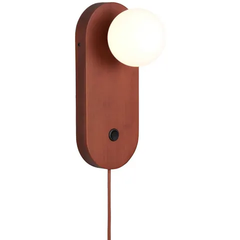 GOOD&MOJO Wandlamp Java - Bruin - Ø12.5x30cm - Binnen Modern – afbeelding 2