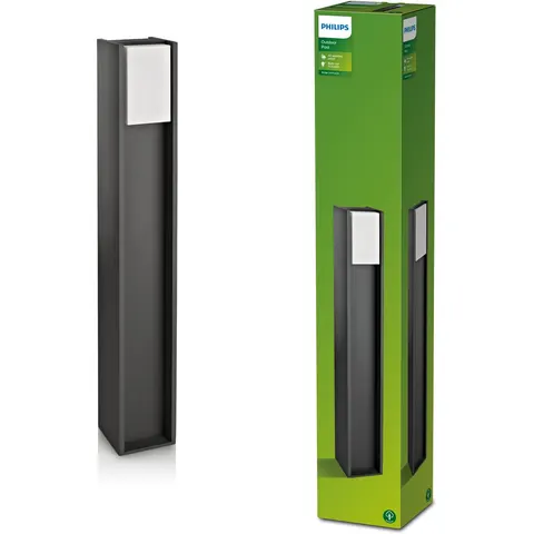 Philips Bridge sokkellamp - antraciet - groot – afbeelding 2