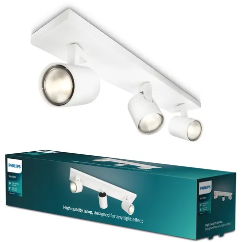 Philips Runner opbouwspot - 3-lichts - wit – afbeelding 2