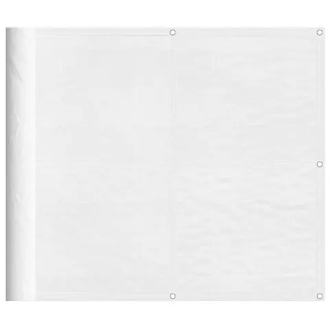 vidaXL Écran de balcon sable 90x400 cm 100% polyester oxford – image 2