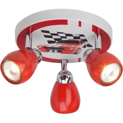 Brilliant RACING - Kinder plafondspots - Rood;Wit – afbeelding 2