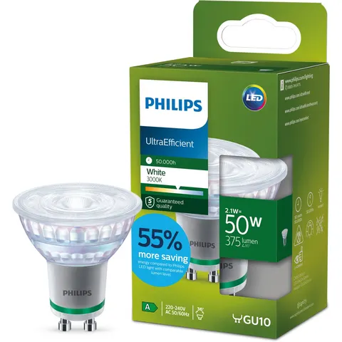 Philips Ultra Efficient LED spot - 50 W - GU10 - Wit licht – afbeelding 2
