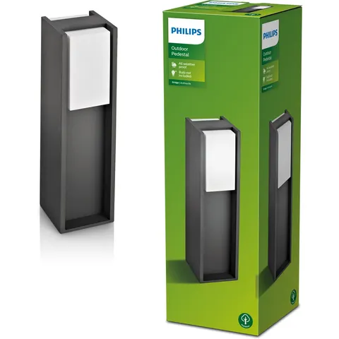 Philips Bridge sokkellamp - antraciet - klein – afbeelding 2