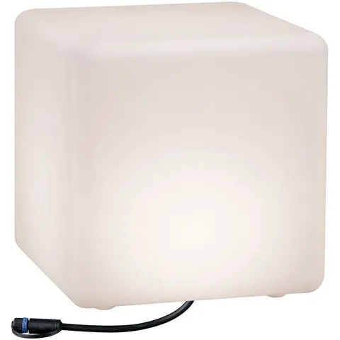 Plug & Shine LED-lichtobject Cube IP67 3000K 6,5W Wit – afbeelding 2