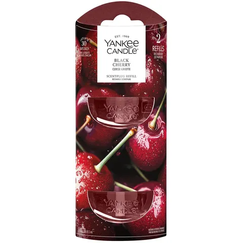 Yankee Candle Black Cherry recharge de diffuseur électrique 2x18.5 ml – image 3