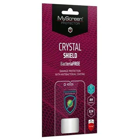 MyScreen Protector Crystal BacteriaFree - Screenprotector - Samsung Galaxy A56 - Transparant - Hoge Hygiëne – afbeelding 2
