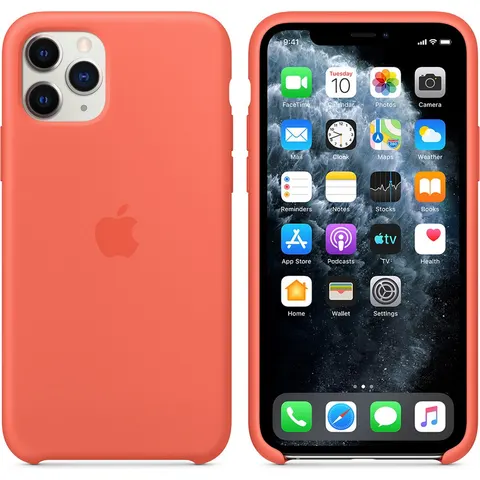 Apple - Siliconen Hoesje - iPhone 11 Pro - Mandarijn – afbeelding 2