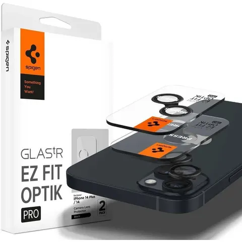Spigen Optik Pro iPhone 15/15 Plus Camera Lens Protector Glas (2-Pack) – afbeelding 2