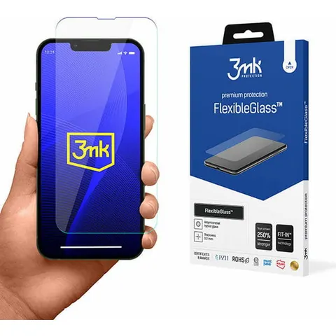 3mk - iphone 13 Mini - Screenprotector - 250% Bescherming - FlexibleGlass™ – afbeelding 2