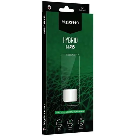 MyScreen Protector MS HybridGLASS - iPhone 12 Pro Max - Hybride Screenprotector - Hoge Transparantie – afbeelding 2