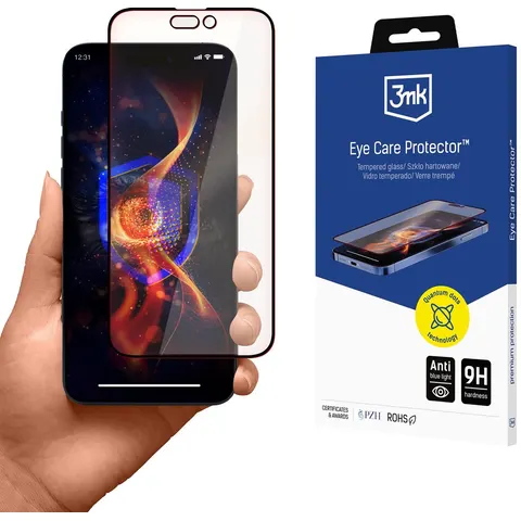 Screenprotectors Apple iPhone 15 Pro - 3mk Eye Care Protector – afbeelding 2