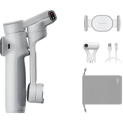 Insta360 Flow 2 Pro AI Tracker Bundle - Stone Gray - AI tracker - Selfiestick – afbeelding 2