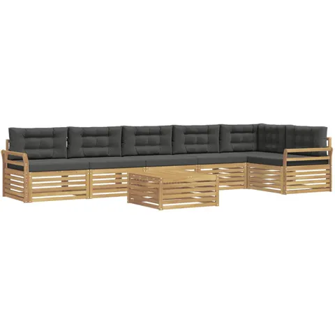 vidaXL Ensemble de canapés d'extérieur 7 pc 6 place – 829559 – image 2