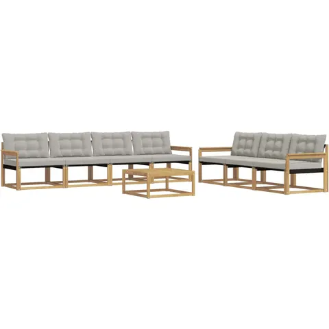 vidaXL Ensemble de canapés d'extérieur 8 pc 7 place – 806031 – image 2