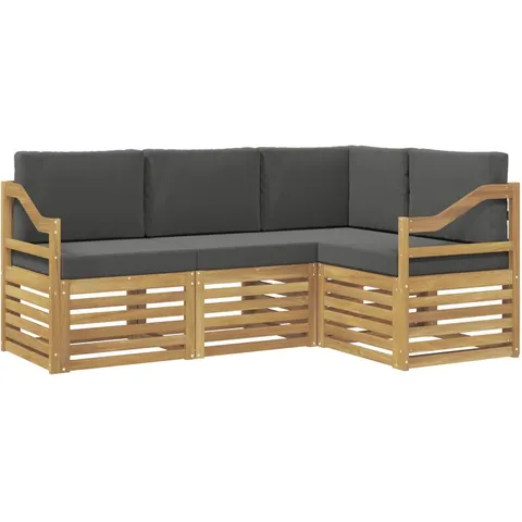 vidaXL Ensemble de canapés d'extérieur 4 pc 4 place – 841209 – image 2