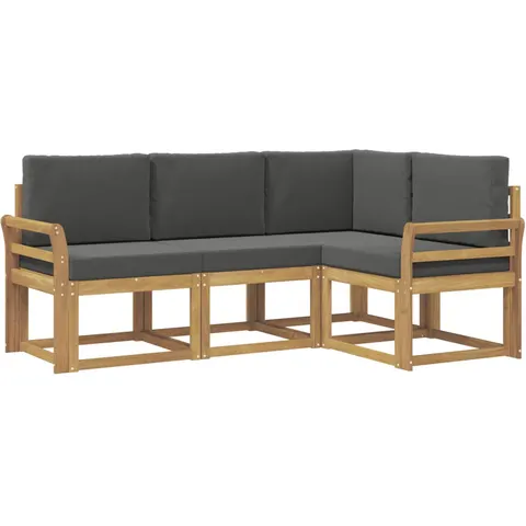 vidaXL Ensemble de canapés d'extérieur 4 pc 4 place – 780690 – image 2