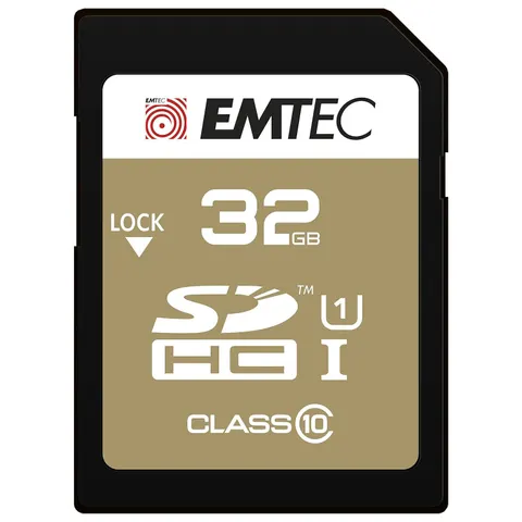 EMTEC 32GB UHS-I U1 EliteGold SD Memory Card – image 2