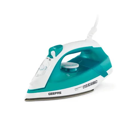 Clothes Steam Iron With Ceramic Soleplate 2000W Blue – image 2