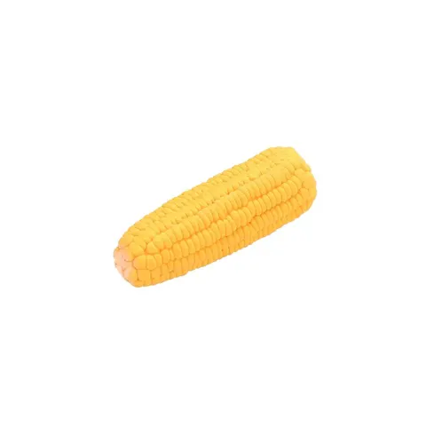 Pet Dog Toy Squeaky Yellow Corn Cob Maize – image 2