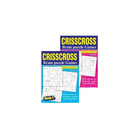 Criss Cross Puzzle Book Assorted Designs – image 2